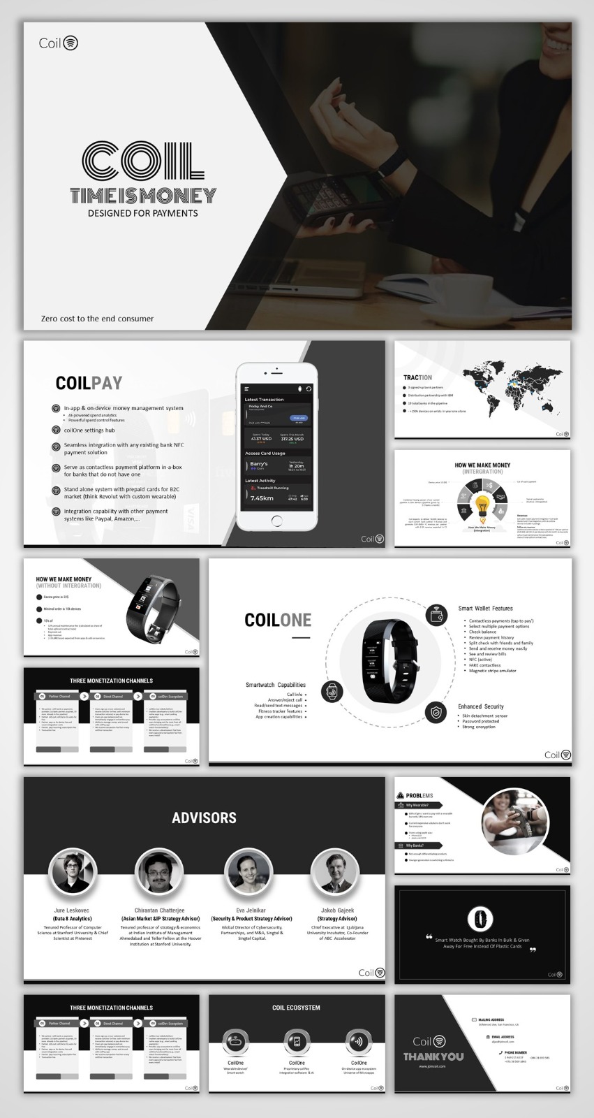 COIL — Brand & Visual Deck System
